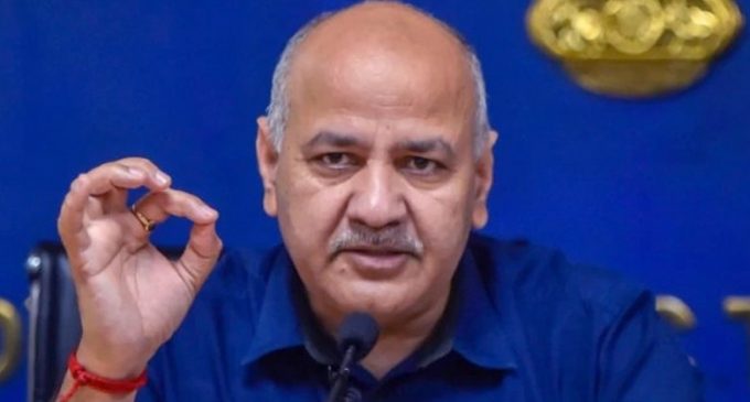 Sisodia claims he received message ‘join BJP, will close all cases against you’