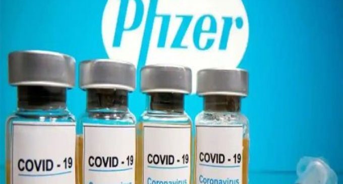 Pfizer 2-dose vaccine 95% effective, no serious side effects
