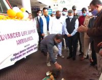 Munificence: : UAIL donates ambulance to Rayagada administration