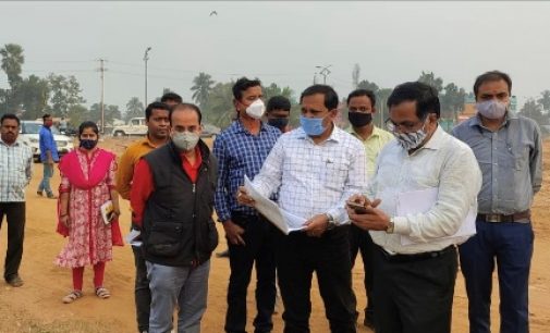 PWD EIC reviews projects in Jajpur