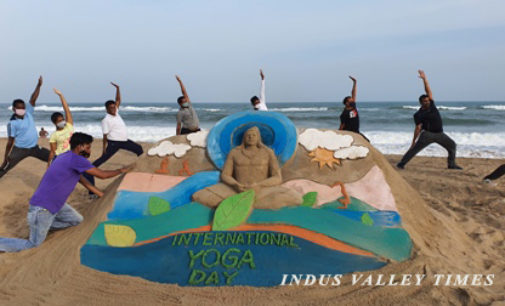 AN ART WAY TO CELEBRATE YOGA DAY