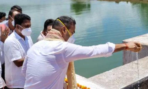 Rengali left canal inaugurated by MLA