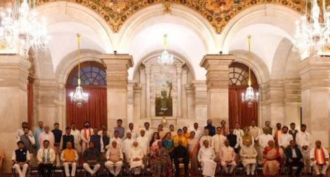 Newly inducted union ministers take charge, PM Modi resumes work