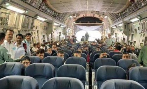 IAF aircraft carrying 120 Indian officials lands in Gujarat’s Jamnagar