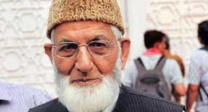 Kashmiri separatist patriarch Syed Ali Shah Geelani dies at the age of 91
