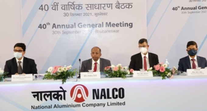NALCO’s 40th AGM: The Navratna PSU announces dividend payout of Rs 644.27 cr for FY 2020-21