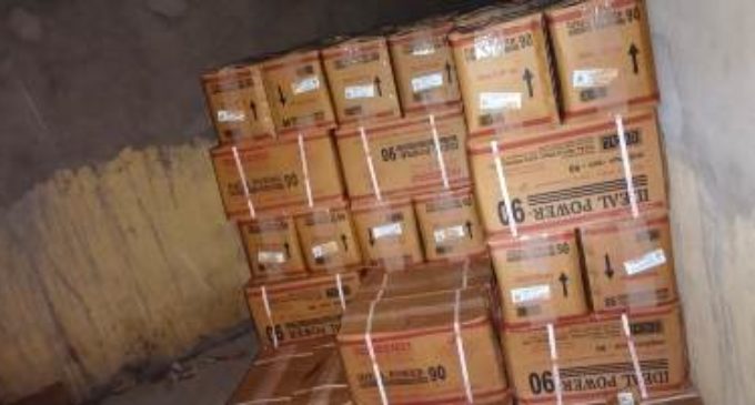 Huge caches of explosives seized