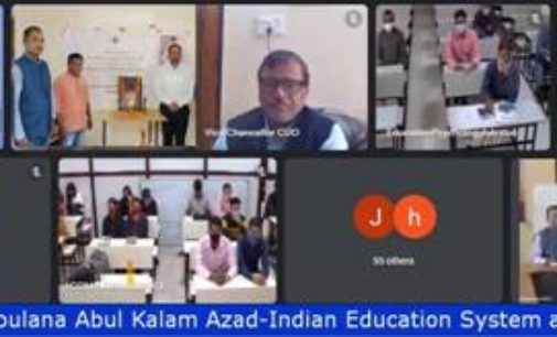 Central University of Odisha holds webinar on Moulana Abul Kalam Azad-Indian Education System