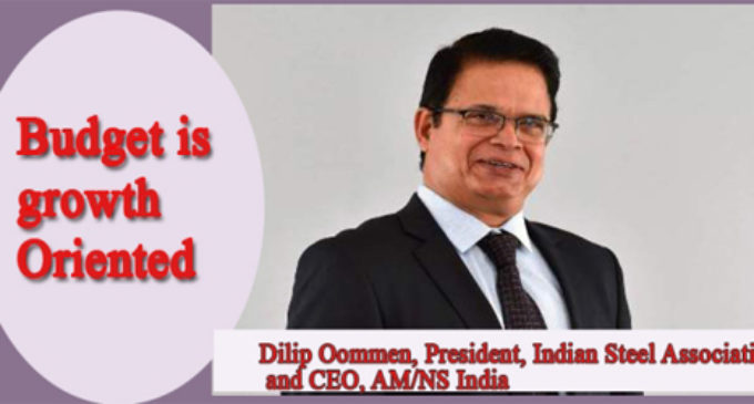Union Budget 2022-23 is vision-oriented, a blueprint for Amrit Kaal, says AM/NS India CEO Dilip Oommen