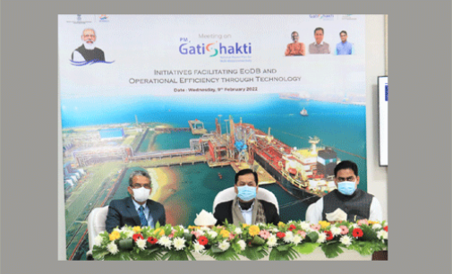 Sarbananda Sonowal reviews Ease of Doing Business, Operational Efficiency of major ports, IWAI