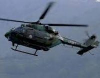 Army chopper carrying sick BSF personnel crashes in north Kashmir, casualties unknown