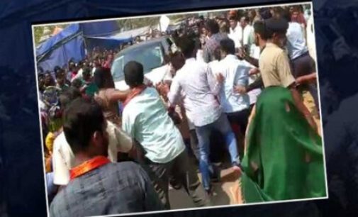 Chilika MLA Prashant Jagdev’s vehicle plows into crowd, several injured; Legislator assaulted