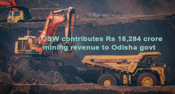 JSW contributes Rs 12,210 crore mining revenue to Odisha govt