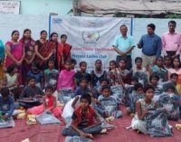 NTPC Dulanga Prerana Ladies Club distributes essential items to Eklavya Seva Ashram inmates