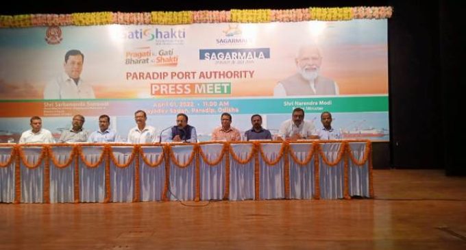 Paradip Port handles record cargo of 116.13 million metric tonnes in fiscal 2021-22