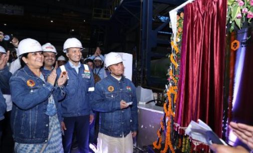 Odisha: Union  Steel minister RCP Singh dedicates JSPL rebar mill at Angul to nation