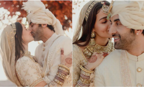 First pics out! Alia Bhatt, Ranbir Kapoor make their wedding Insta-official