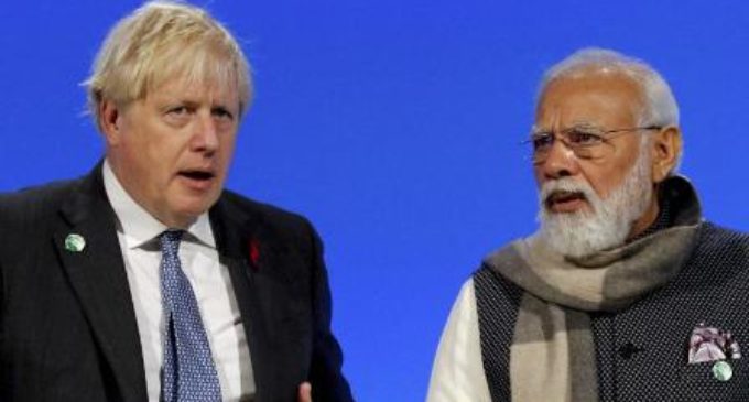 Boris Johnson to arrive in India on two-day visit from April 21