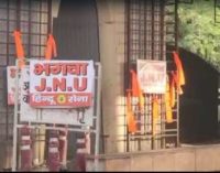 ‘Will take stringent steps if saffron insulted’, says Hindutva outfit as it puts up posters near JNU