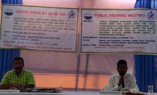 Public hearing for Netrabandha iron ore mines held peacefully