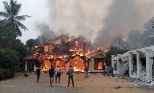 Sri Lanka on cusp of another civil war? PM Mahinda Rajapaksa’s residence set on fire, nationwide curfew imposed till Wednesday