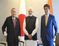 PM Modi meets former Japanese premiers Abe, Suga, Mori