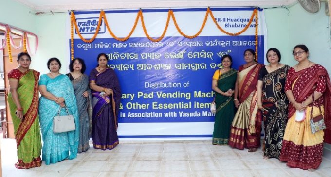 Genorsity: NTPC ER-II HQ provides sanitary napkin vending machines and other essential items to hearing impaired college