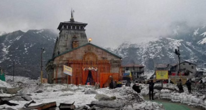 Badrinath pilgrims stranded as rain washes away part of National Highway in Uttarakhand