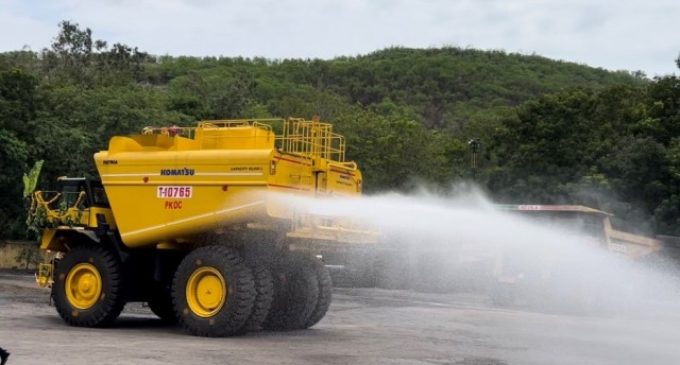 Komatsu India Launches New Super-Giant Water Sprinkler Wt 80kl