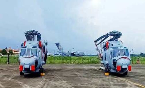 Indian Navy receives two MH-60 multi-mission helicopters from US