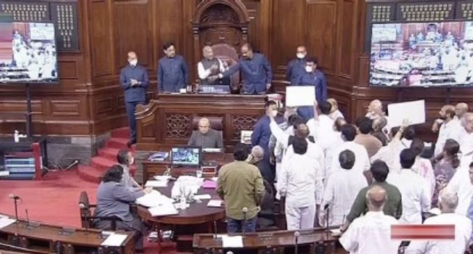 Productivity just 27 per cent in Rajya Sabha in first week of monsoon session: Officials