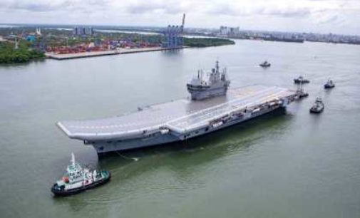 Cochin Shipyard delivers country’s first indigenously-made aircraft carrier ‘Vikrant’ to Navy