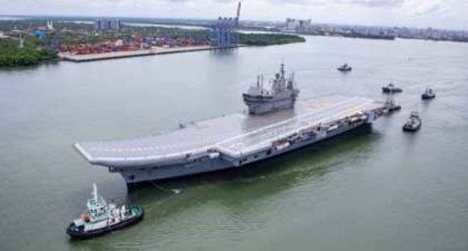 Cochin Shipyard delivers country’s first indigenously-made aircraft carrier ‘Vikrant’ to Navy