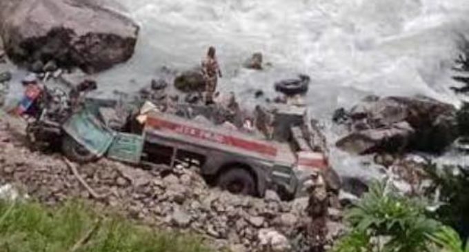 Six ITBP personnel killed after bus falls into gorge in Jammu and Kashmir