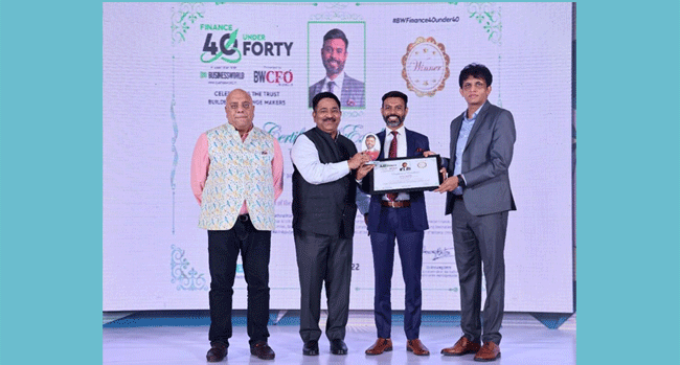 JSP’s Kapil Mantri awarded with 40UnderForty by Businessworld magazine