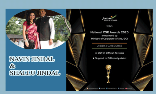 Big Recognition: Jindal Steel & Power wins prestigious National CSR Award 2020 in 2 categories