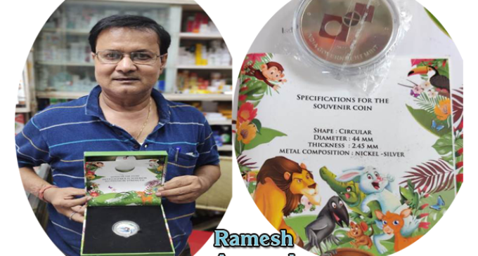 Great Honour: Noted numismatist Ramesh Agrawal of Bhawanipatna felicitated