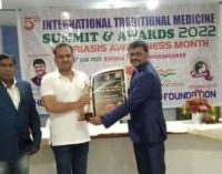 Balasore: Eminent social worker Bikram Panda gets Arogya Seva Award 2022