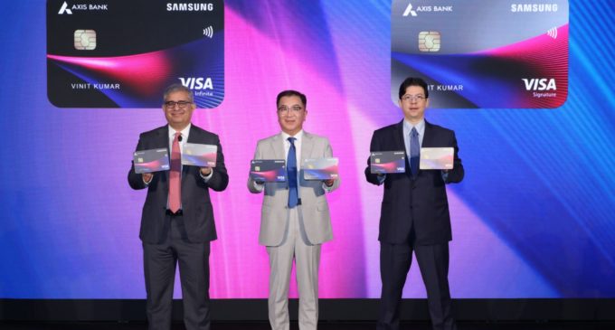 Samsung India, Axis Bank Launch Co-branded Credit Card powered by Visa; Now, Get 10% Cashback on Samsung Products & Services