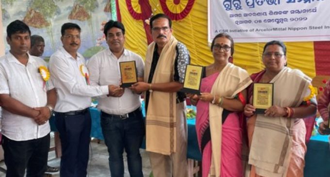 Exemplary Act: AM/NS India felicitates teachers on Teacher’s Day