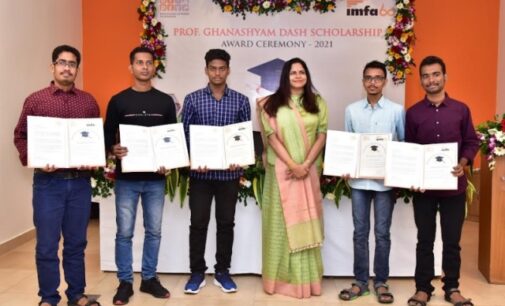 Encouragement: BIPF felicitates recipients of Prof Ghanashyam Dash Scholarship (PGDS) 2021