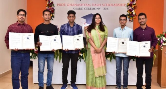 Encouragement: BIPF felicitates recipients of Prof Ghanashyam Dash Scholarship (PGDS) 2021