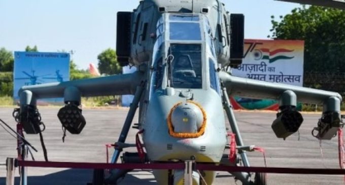 IAF inducts indigenously-built Light Combat Helicopter