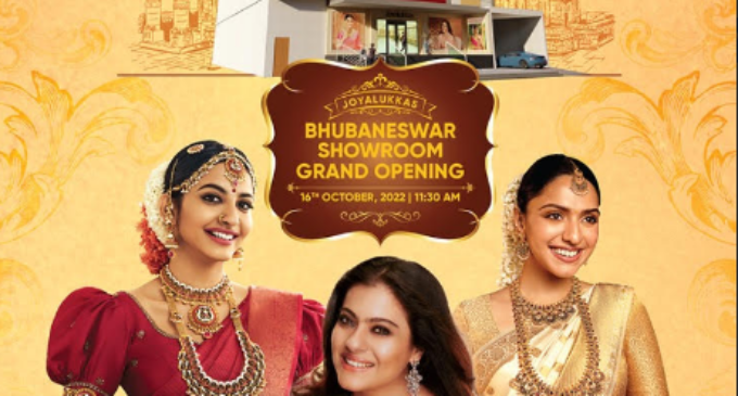 Leading jewellery group Joyalukkas set to open exclusive showroom in Bhubaneswar today