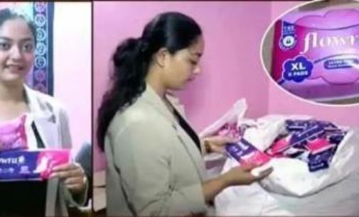 A highly educated girl quits job to make sanitary napkin