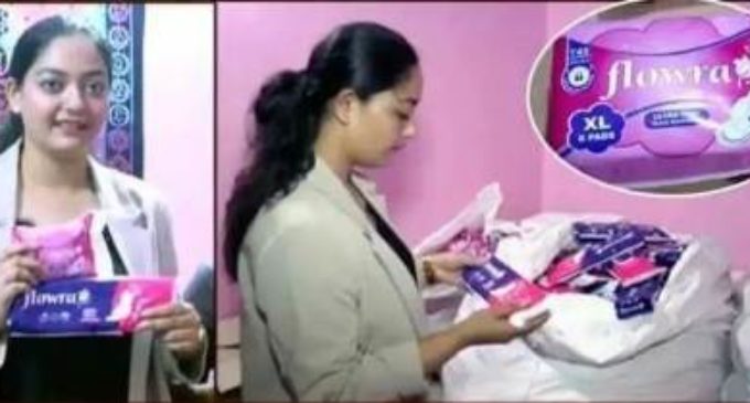 A highly educated girl quits job to make sanitary napkin