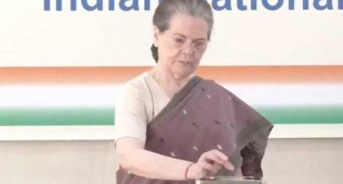 Congress Prez poll: Been waiting a long time for this, says Sonia Gandhi