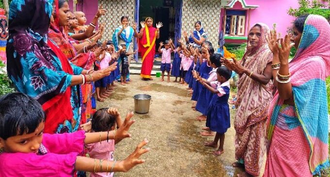 Adani Foundation observes Global Handwashing Day