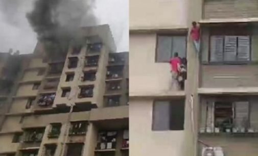 Fire breaks out at residential building in Mumbai, no injuries reported
