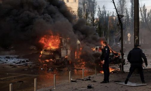 Explosions rock multiple Ukrainian cities, including Kyiv, at least eight killed